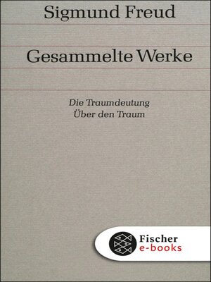 cover image of Die Traumdeutung / Über den Traum